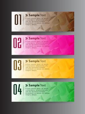 Colorful 4-step Infographic