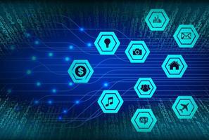 Modern Technology Background vector