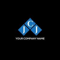 JCJ letter logo design on BLACK background. JCJ creative initials letter logo concept. JCJ letter design. vector