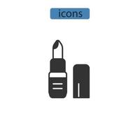 lips balm icons  symbol vector elements for infographic web