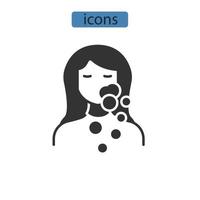 facial cleanser icons  symbol vector elements for infographic web