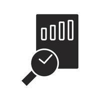 external audit icons symbol vector elements for infographic web