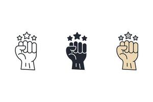 Motivation icons symbol vector elements for infographic web