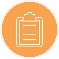 Checklist Line Circle vector