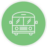 Bus Line Circle vector