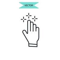 iconos de autenticidad simbolizan elementos vectoriales para la web infográfica vector