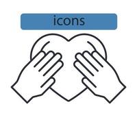 Honesty icons symbol vector elements for infographic web