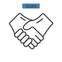 trust icons symbol vector elements for infographic web