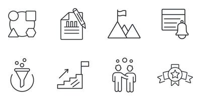 core values icons set . core values pack symbol vector elements for infographic web