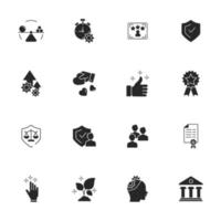 core values icons set . core values pack symbol vector elements for infographic web