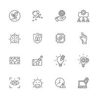 core values icons set . core values pack symbol vector elements for infographic web