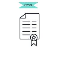 iconos de estado símbolo elementos vectoriales para infografía web vector