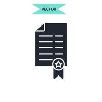 iconos de estado símbolo elementos vectoriales para infografía web vector