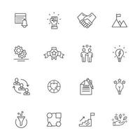 core values icons set . core values pack symbol vector elements for infographic web