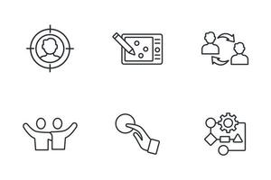 interface design icons set . interface design pack symbol vector elements for infographic web