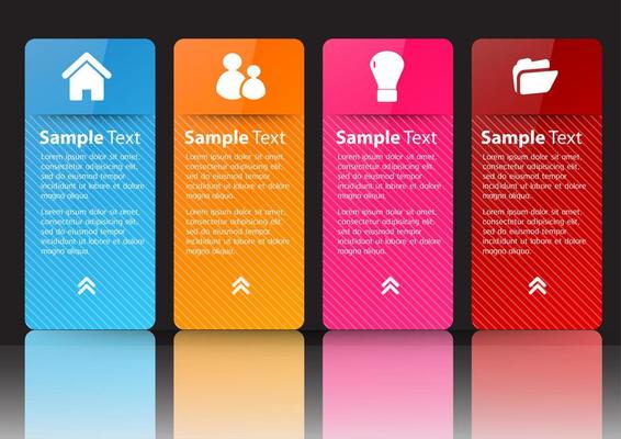 Colorful 4-step Infographic