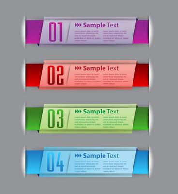 Colorful 4-step Infographic