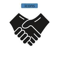 trust icons symbol vector elements for infographic web