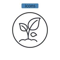 growth icons  symbol vector elements for infographic web