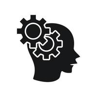 Cognition icons symbol vector elements for infographic web