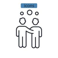 empathy icons symbol vector elements for infographic web