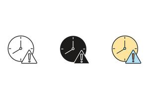 risk icons symbol vector elements for infographic web