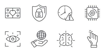 core values icons set . core values pack symbol vector elements for infographic web