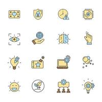 core values icons set . core values pack symbol vector elements for infographic web