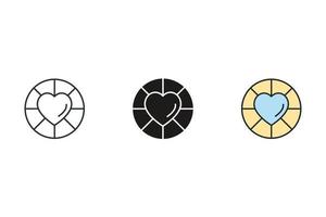 passion icons symbol vector elements for infographic web