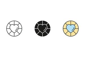 passion icons symbol vector elements for infographic web