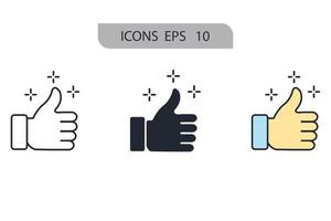 Motivation icons symbol vector elements for infographic web