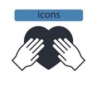 Honesty icons symbol vector elements for infographic web