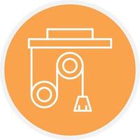 Pulley Line Circle vector