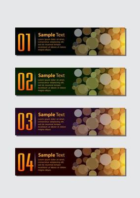 Bokeh 4-step Infographic
