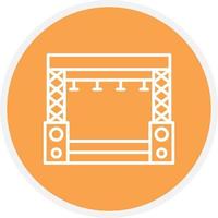 Stage Line Circle vector