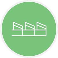 Hurdles Race Line Circle vector