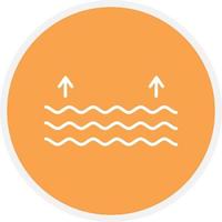 High Tide Line Circle vector