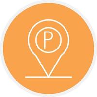24 - Parking Line Circle vector