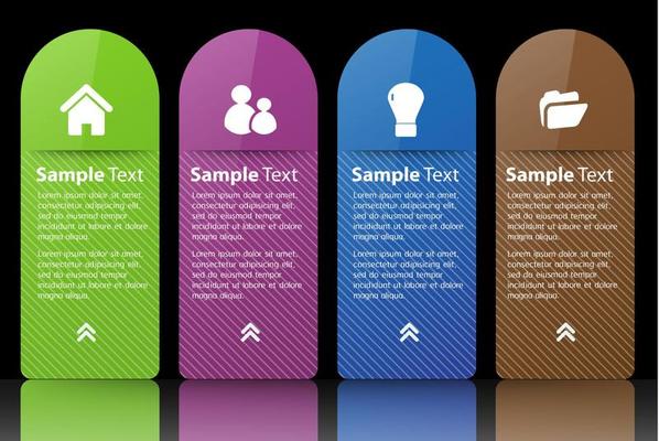 Colorful 4-step Infographic