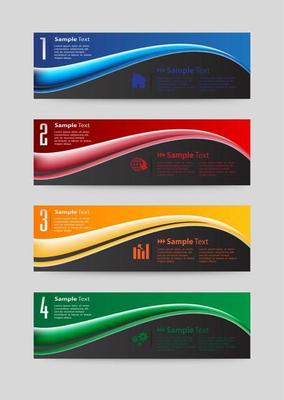 Colorful 4-step Infographic