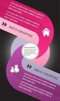 Colorful 2-step Infographic vector