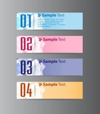 Colorful 4-step Infographic