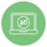 AD Block Line Circle vector
