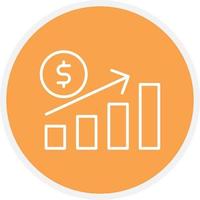 Growth Line Circle vector