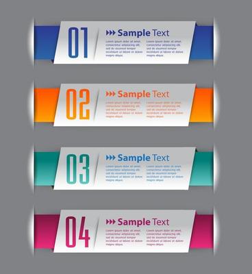 Colorful 4-step Infographic