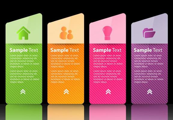 Colorful 4-step Infographic