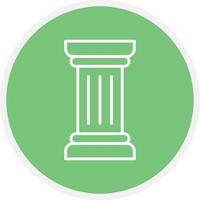 Pillar Line Circle vector