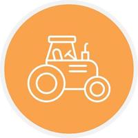 Tractor Line Circle vector