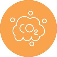 Co2 Line Circle vector