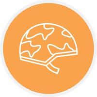 Helmet Line Circle vector